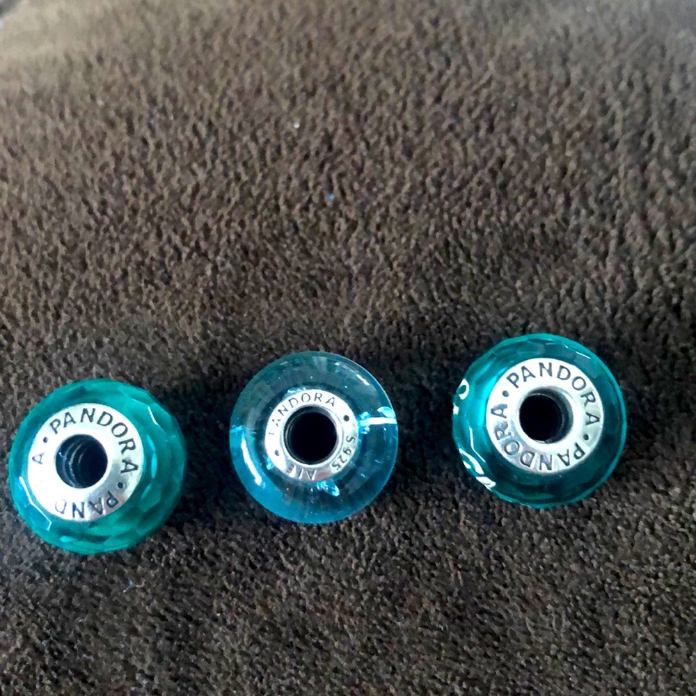 Pandora Glass Charms Trio